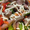 Steak & Sweet Pepper Salad