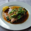 Steamed Salmon with Sesame Ginger Dressing