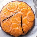 Sticky orange and vanilla upside down cake