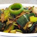 Stir-fry Leek