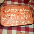 Strawberry Birthday Cake