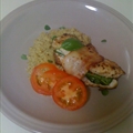 Stuffed, Bacon-Wrapped Snapper
