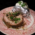 Stuffed Breast of Veal with Sausage, Mushrooms and Swiss Chard