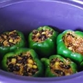 Stuffed Green Peppers In Crock Pot
