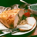 Stuffed Turkey Breast with Pesto Sauce