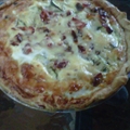Summer Squash, Bacon & Cheese Quiche