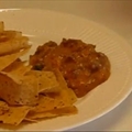 Super Fast Mexican Meat and Cheese Dip