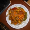 Sweet and spicy chicken stir fry 