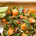 Sweet Potatoes with Collards & Aduki Beans