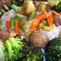 Szechwan Sweet and Sour Meatballs