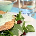 Talapia with Cilantro Cream Sauce