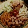 Tex-Mex Cheese Fondue with Turkey