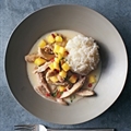 Thai Coconut Chicken with Pineapple Salsa