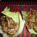 Thai Glazed Chicken Lettuce Wraps