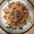 Thai-ish Peanut Sauce with Rice Noodles