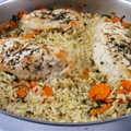 Thyme Chicken and Rice Skillet Dinner