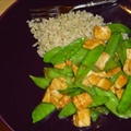 Tofu Stir Fry with Snow Peas