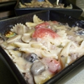Tomato and Mushroom Cream Pasta