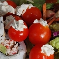 Tomatos Stuffed with Goat Cheese
