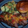 Top Loin Steaks with Mango Peach Salsa