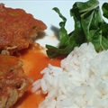 Tortitas de carne en salsa de jitomate