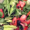 Tossed Green Salad with Gorgonzola and Pear Dressing