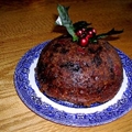 Traditional Christmas Pudding with Brandy Sauce