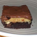 Triple Layer Peanut Butter Brownies
