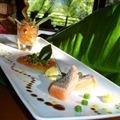 Tropical Salmon Three Ways