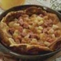 Turkey Ham and Fruit in a Puff Pancake