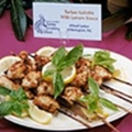 Turkey Kebabs with Lemon Sauce