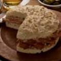 Turkey Pastrami Sandwich on Irish Soda Bread