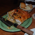Turkey Roulade with Cornbread and Apple Stuffing