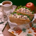 Turkey Salad in Sesame Pitas