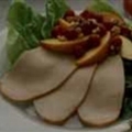 Turkey Salad Vinaigrette with Fresh Raspberries