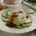 Turkey Vegetable Flan with Bloody Mary Sauce