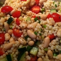 Tuscan Couscous with Lemon Basil Dressing