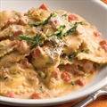 Tuscan Pasta with Tomato Basil Cream