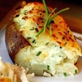 Twice-Baked Spuds with Goat Cheese