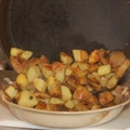 Twice-cooked Potatoes with Roasted Garlic