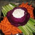 Two-Tone Slaw in a Cabbage Bowl