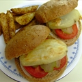 Baked Spud Burger (Vegan)