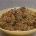 Vegan Black Bean Chili with Bell Peppers