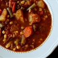 Vegetable Beef Soup with Orzo