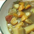 Vegetable Stew with Rich Red Wine Sauce