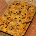 Verde veggie black bean lasagna