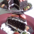 Victorian Strawberry Chocolate Cake