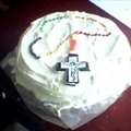Waffle Torte Rosary Cake - No Bake!