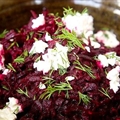 Warm beetroot with cumin and feta 