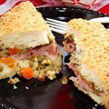 Warm grilled Muffoletta